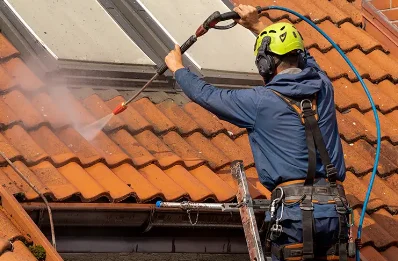 Démoussage et hydrofuge de toiture à Montfort-l'Amaury